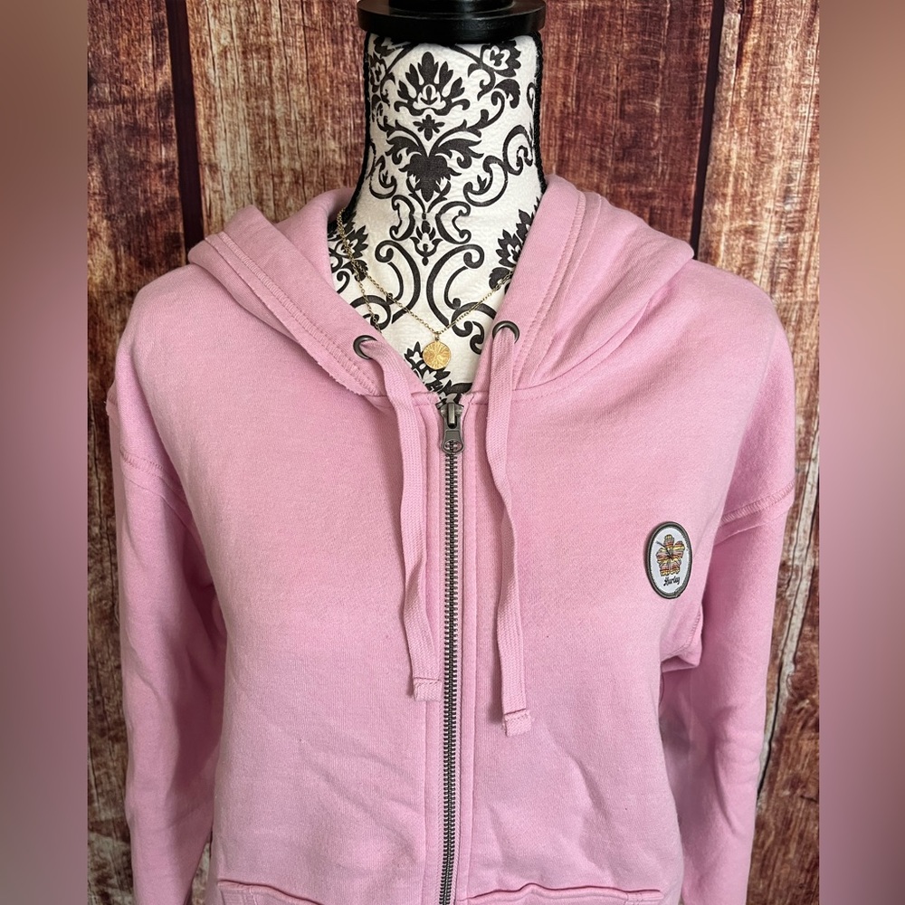 HURLEY | NWT Lavender Full Zip Fleece Hoodie Sweater - Picture 2 of 9